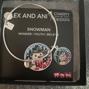 Alex and Ani Snowman Bracelet New in Box